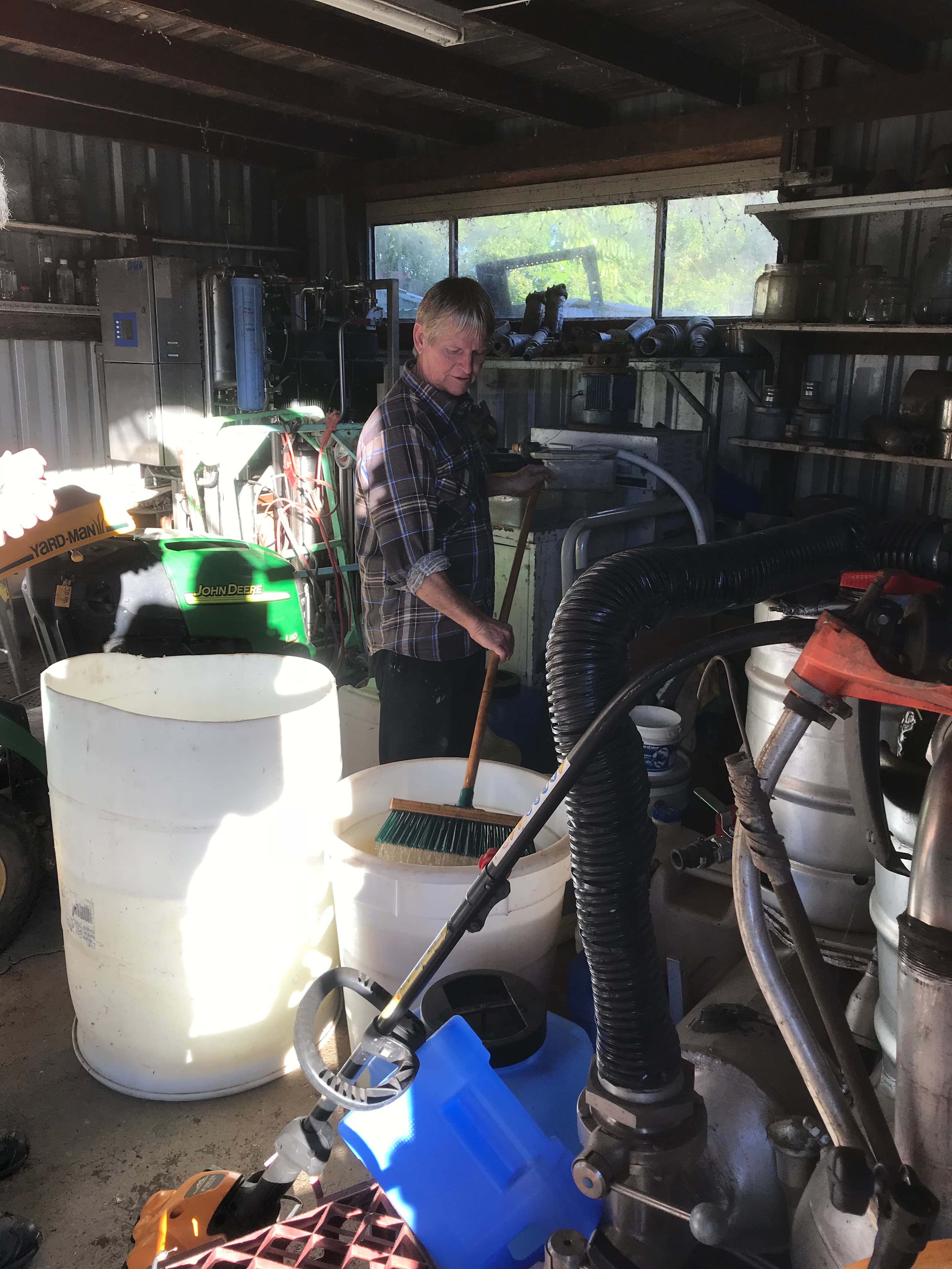 An Alchemist stirring his Cauldron