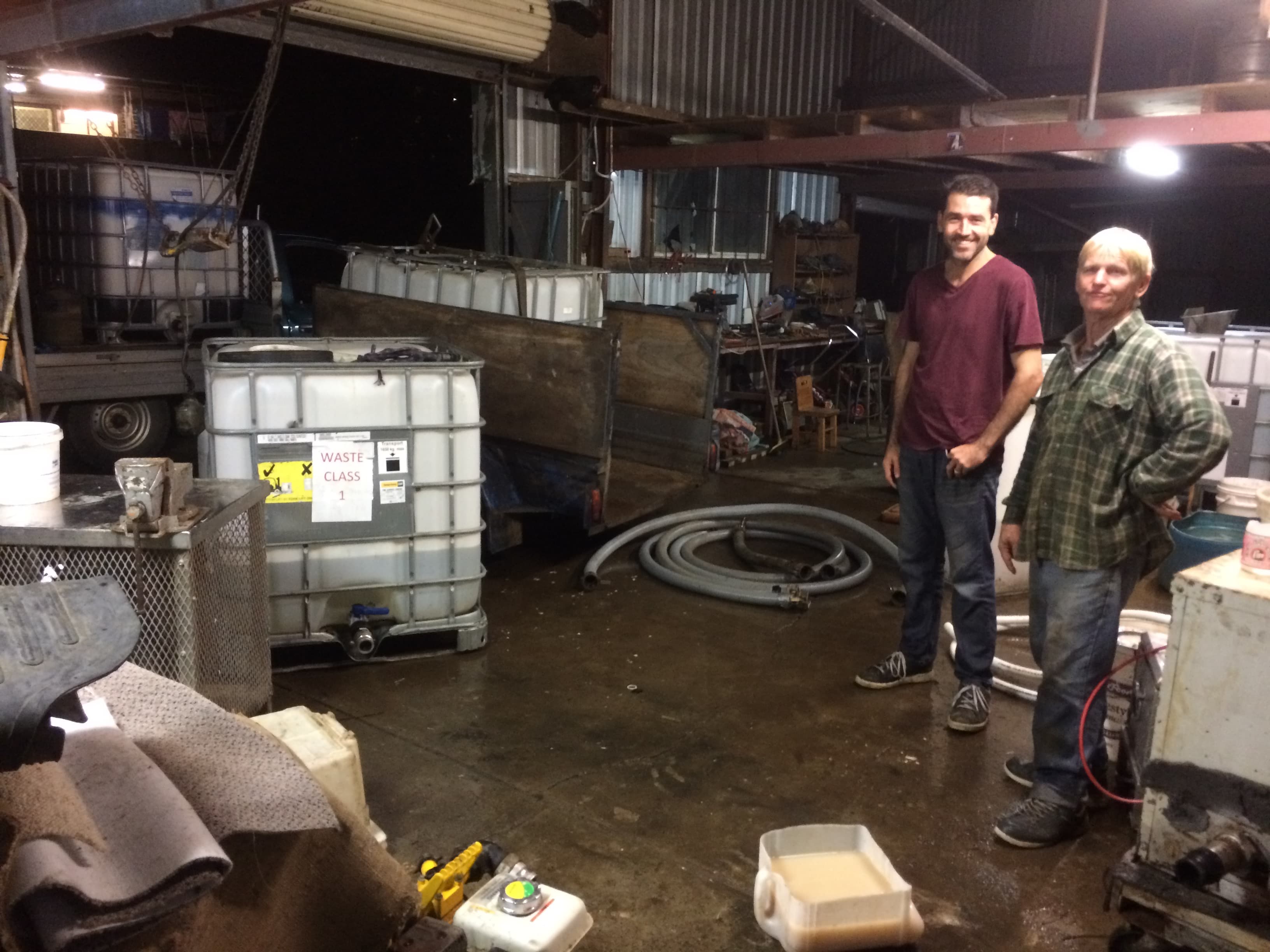 Tomas helping with White production